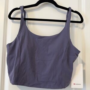 Lululemon Align Twist-Strap Crop Tank in Grape Mist